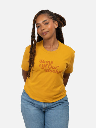 Bans Off Our Books Unisex T-Shirt (Yellow)