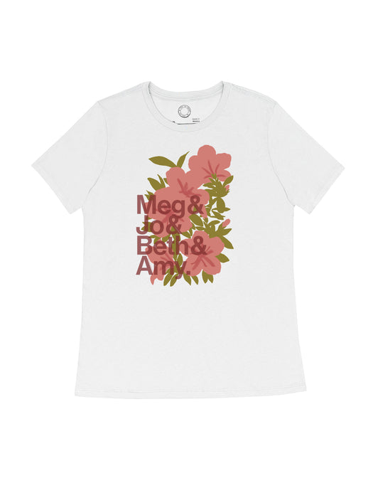 Little Women Character Names – Women's Crew T-Shirt (Print Shop)