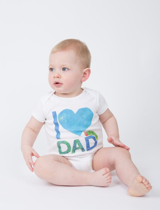 World of Eric Carle I Love Dad with The Very Hungry Caterpillar baby bodysuit