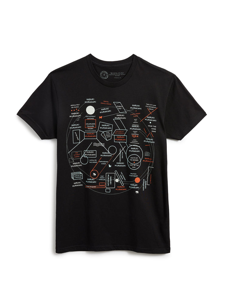 Murakami Novels Map Unisex T-Shirt
