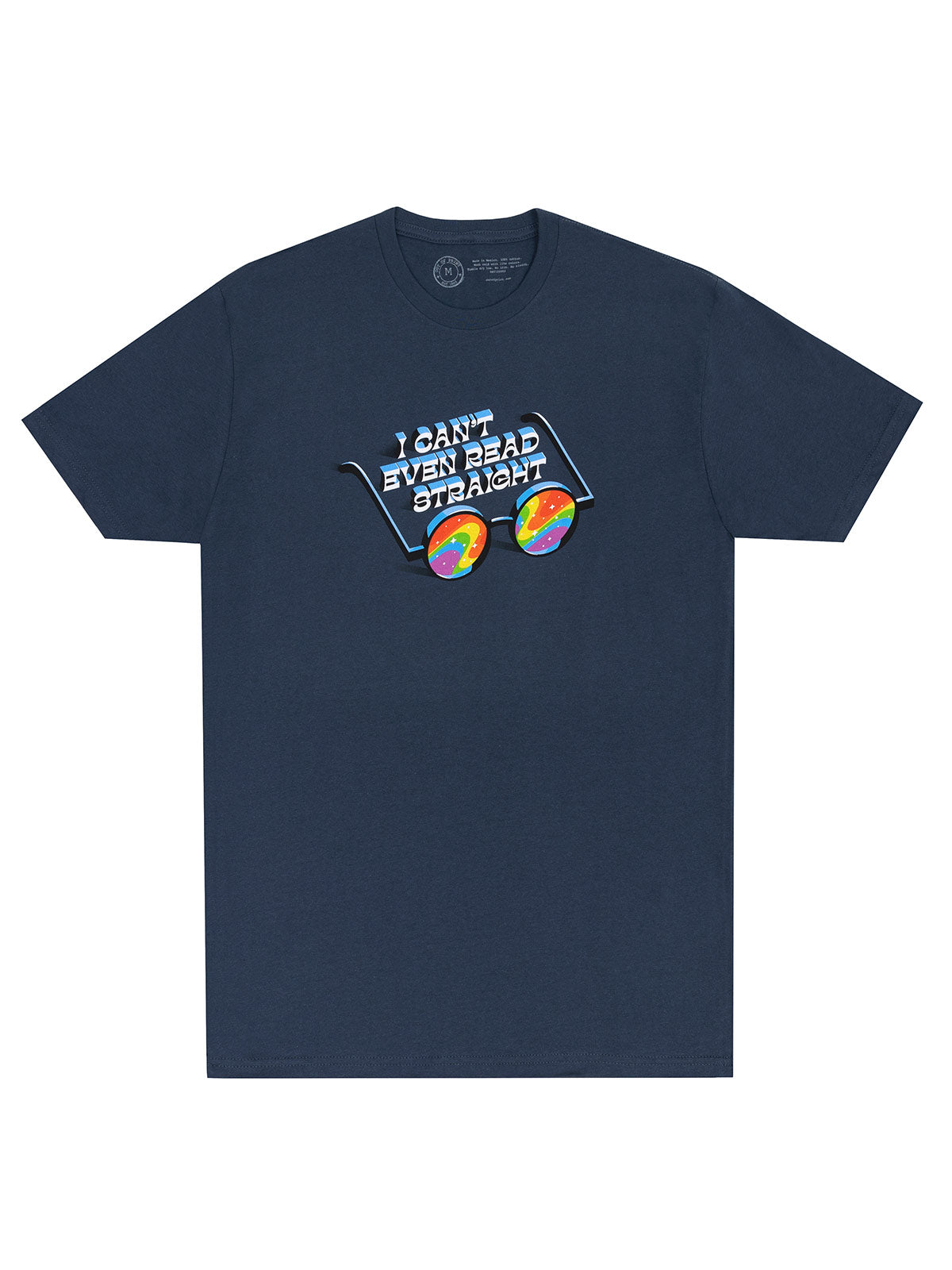 I Can't Even Read Straight unisex book t-shirt — Out of Print