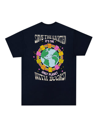Only Planet with Books Unisex T-Shirt