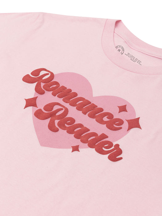 Romance Reader closeup of front of the shirt