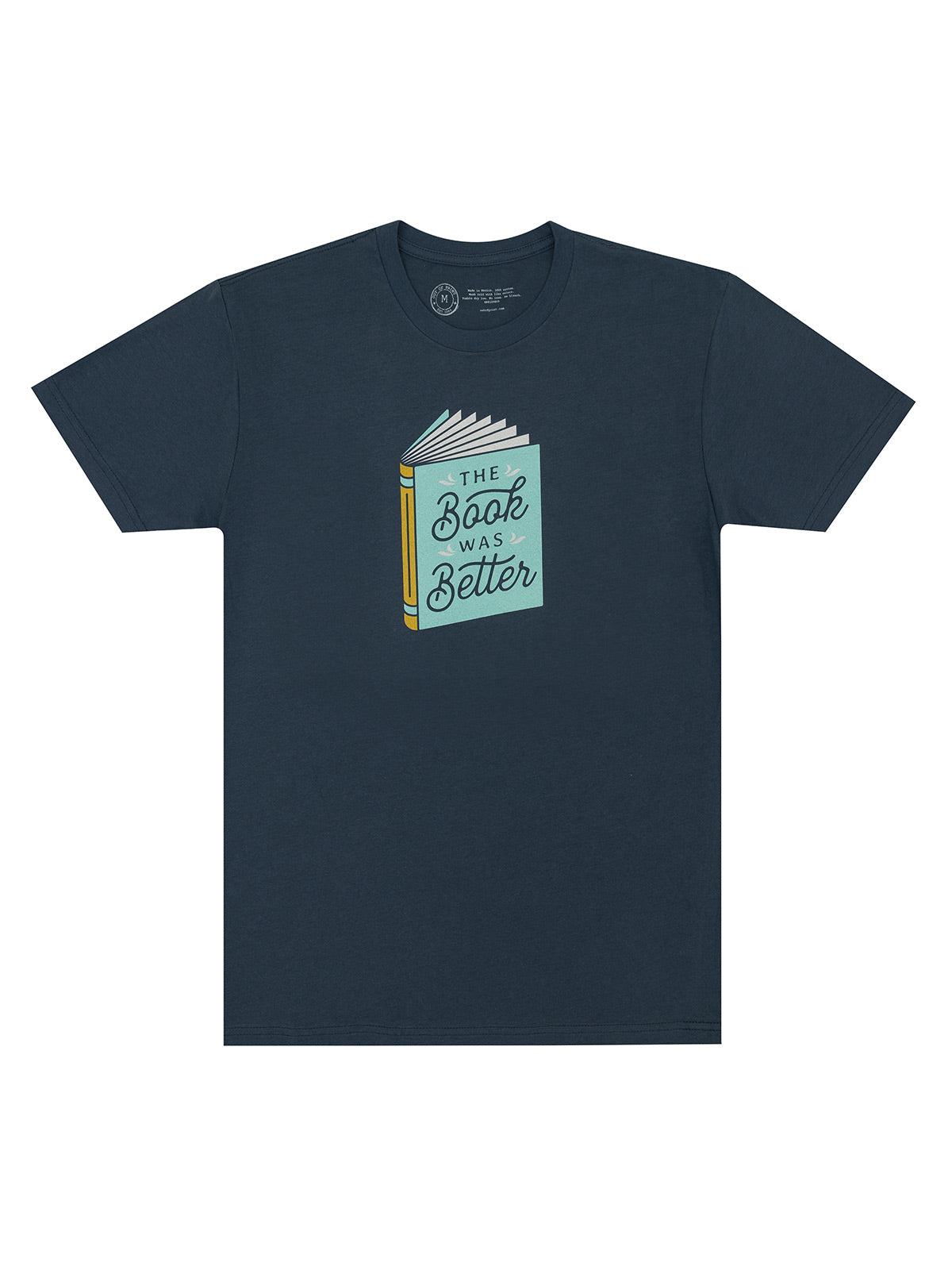 新品 Real Book Works Tee T-shirts Tシャツ L The Book Was Better 