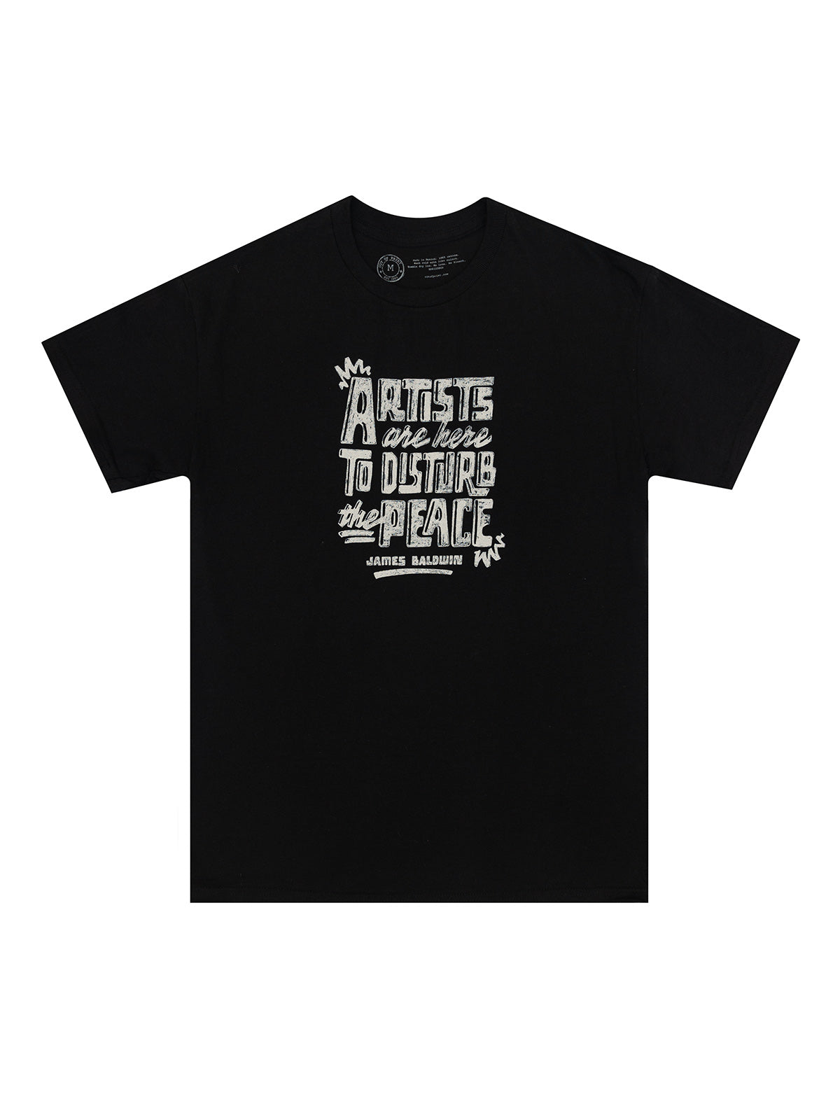 James Baldwin - Artists Are Here to Disturb the Peace unisex t-shirt ...