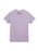 Purple t-shirt with 'Powerless' logo on the back against a white background