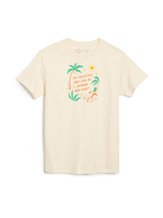 Emily Henry: On Vacation You Can Be Anyone You Want Unisex T-Shirt