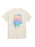 Beige t-shirt with colorful 'I Love Sports Romance' graphic on a white background