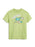 Light green t-shirt with cartoon design on a white background