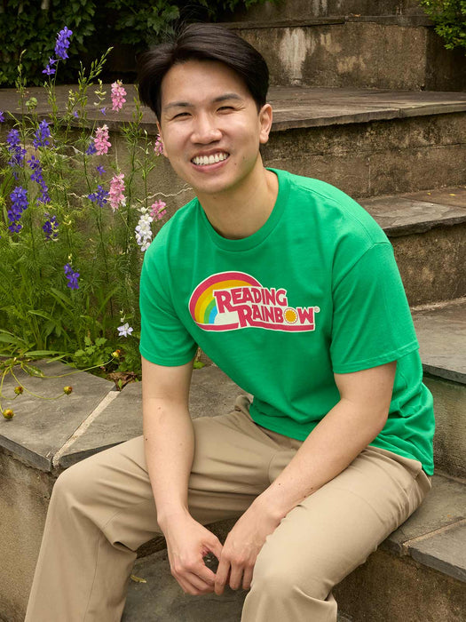 Reading Rainbow Unisex Green T-Shirt