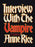 Book cover graphic for 'Interview With The Vampire: A Novel by Anne Rice' featuring stylized gothic text on a black background.