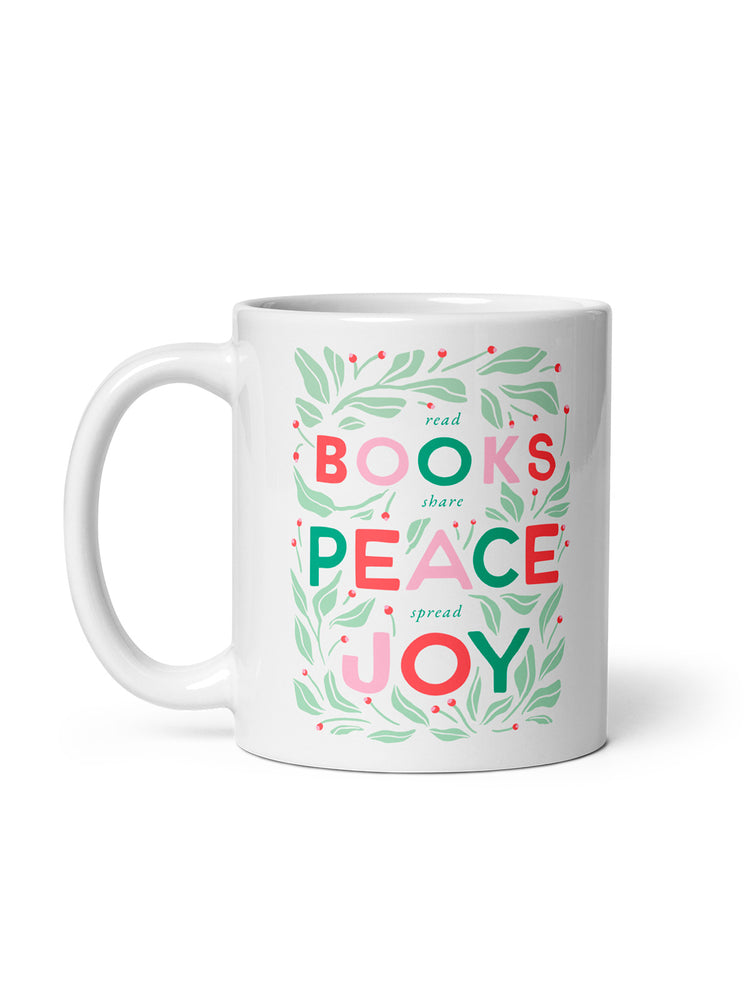 Read Books, Share Peace, Spread Joy Mug (Print Shop) — Out of Print