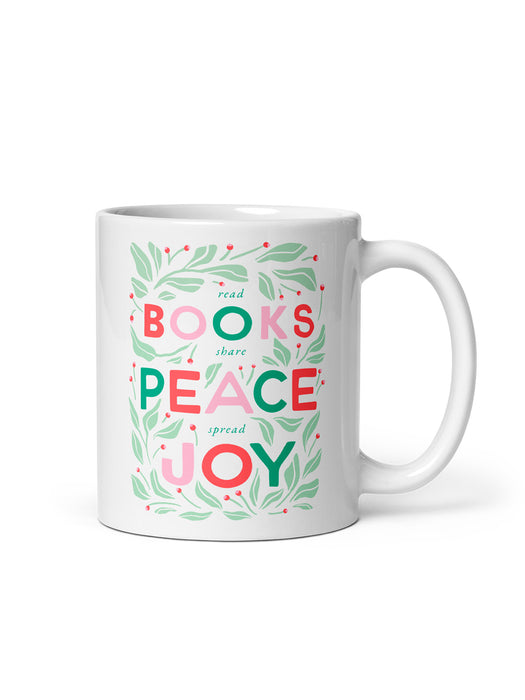 Read Books, Share Peace, Spread Joy Mug (Print Shop)