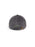 Gray cap with a brand logo on the back on a white background