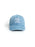 A light blue denim baseball cap with white embroidered text reading 'WORST VICTOR IN HISTORY' on the front, shown against a plain white background.