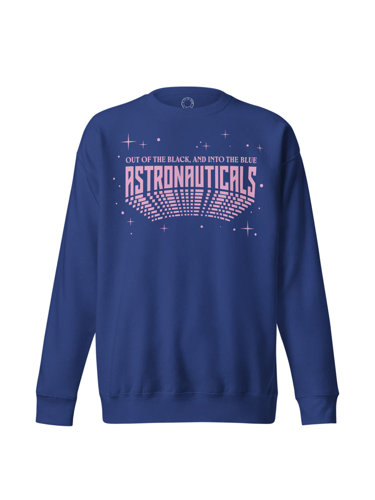 Into the Blue: Astronauticals unisex sweatshirt (Print Shop)