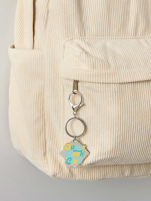 Queer Book Club keychain