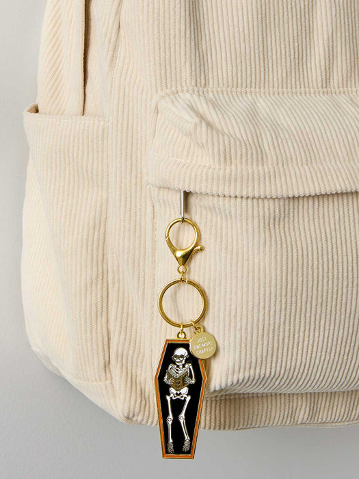 Just One More Chapter keychain