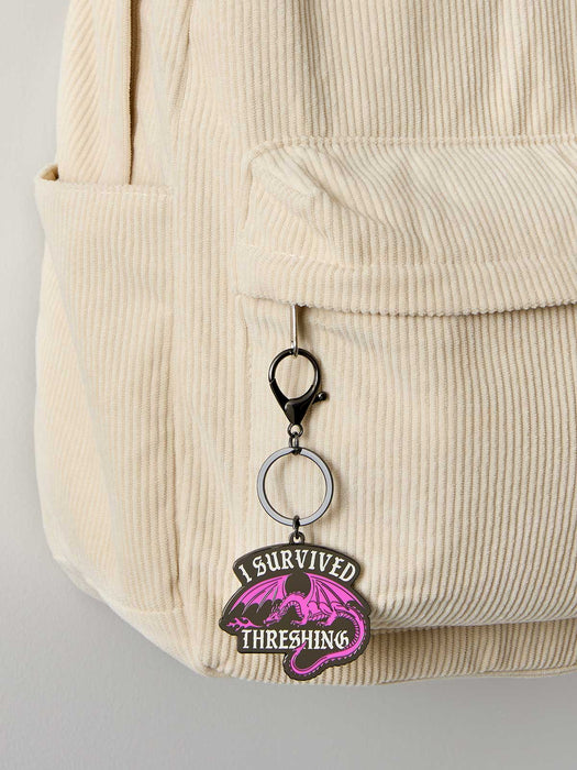 Fourth Wing: I Survived Threshing keychain