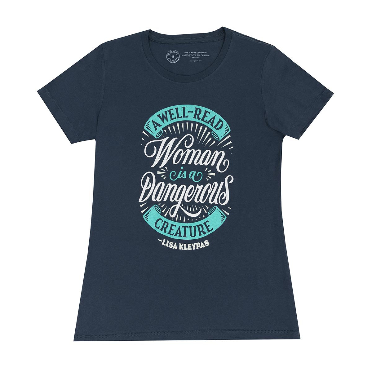 a-well-read-woman-is-a-dangerous-creature-women-s-crew-t-shirt-out-of