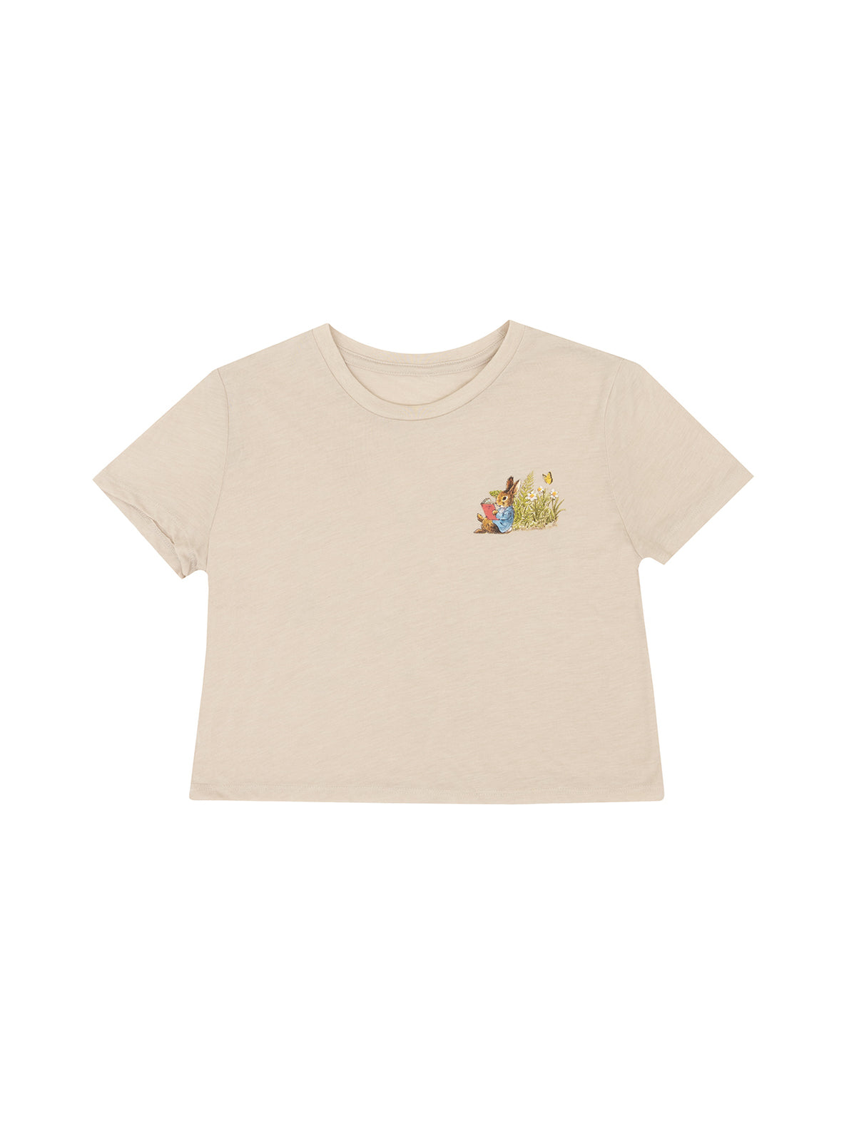 Peter Rabbit women's flowy crop t-shirt — Out of Print