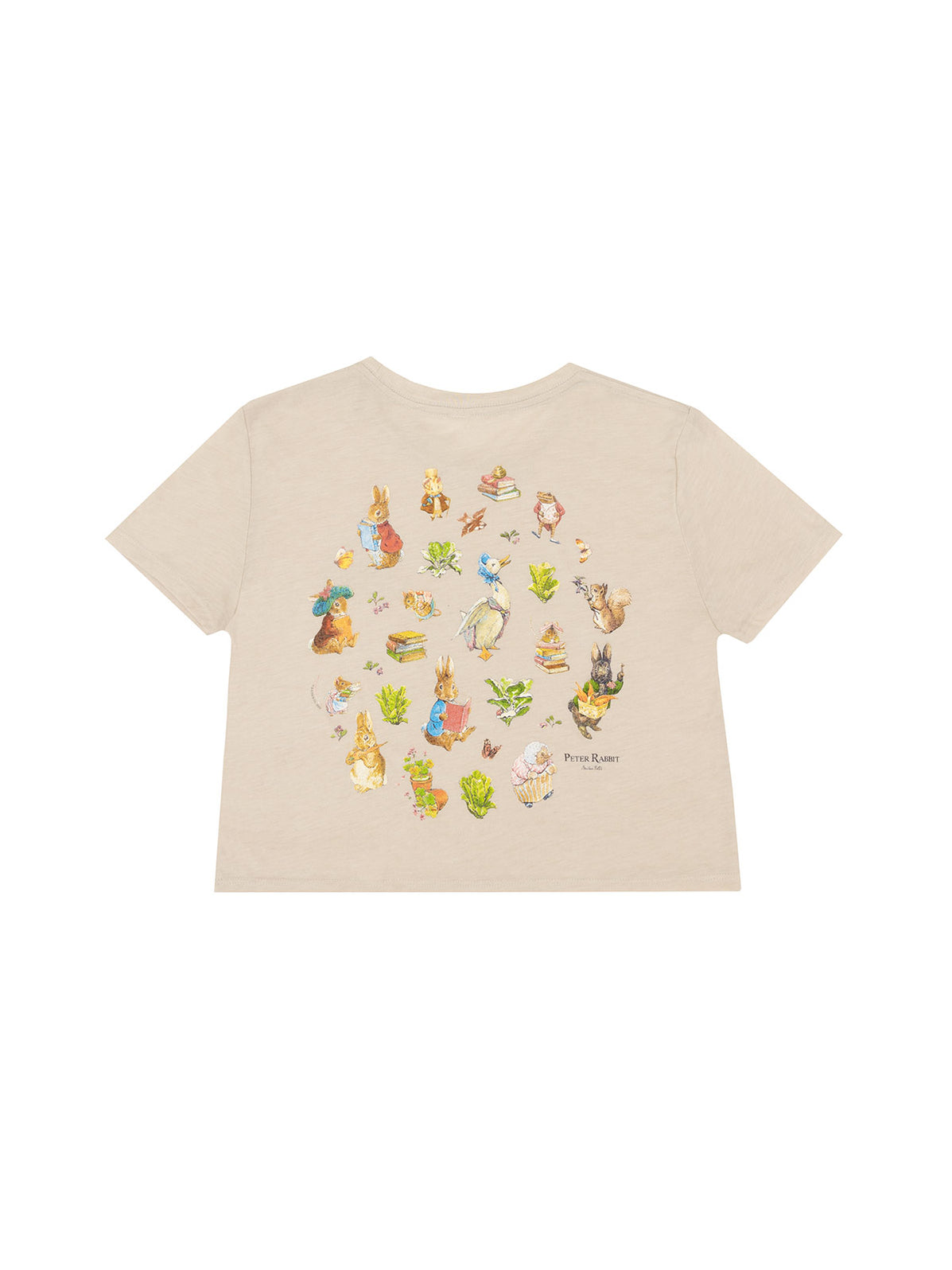 Peter Rabbit women's flowy crop t-shirt — Out of Print