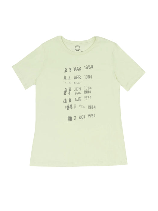 Library Stamp – Women's Crew T-Shirt (Print Shop)