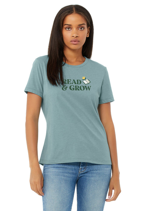 Read & Grow – Women's Crew T-Shirt (Print Shop)