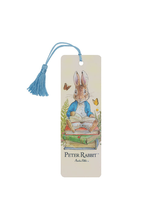 Bookmark with Peter Rabbit design on a white background