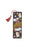 Bookmark with cartoon ghosts and 'I Love Books' text on a white background