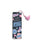 A dark navy book bookmark with a pink tassel, decorated with various colorful hockey-themed stickers and text that reads 'in love with a fictional HOCKEY PLAYER'.
