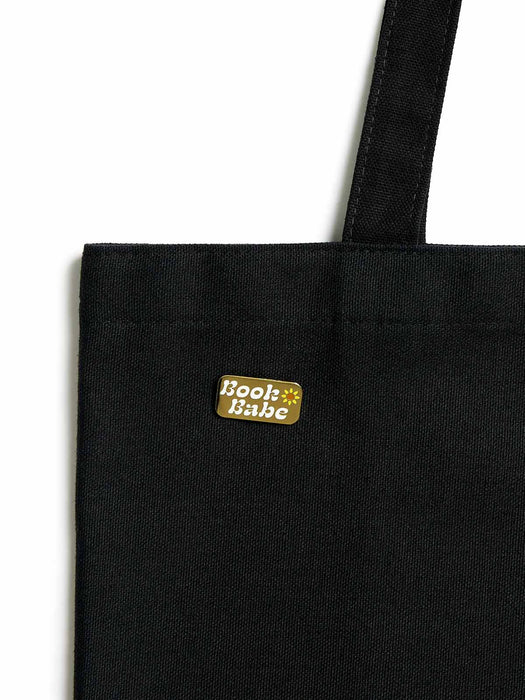 Book Babe enamel pin