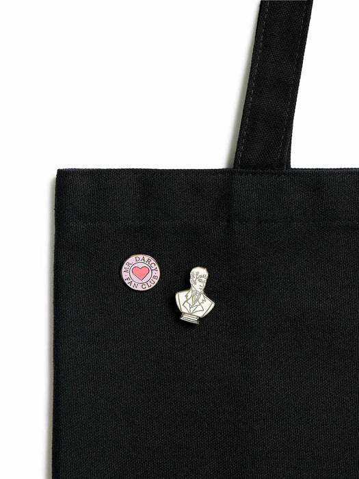 Pride and Prejudice - Mr. Darcy Fan Club enamel pin set