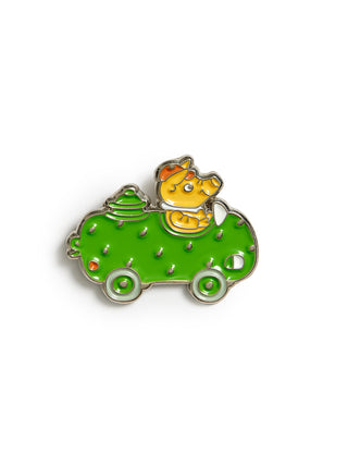 Richard Scarry: Pickle Car enamel pin