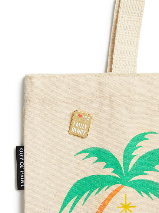 I Love Men Written by Emily Henry enamel pin