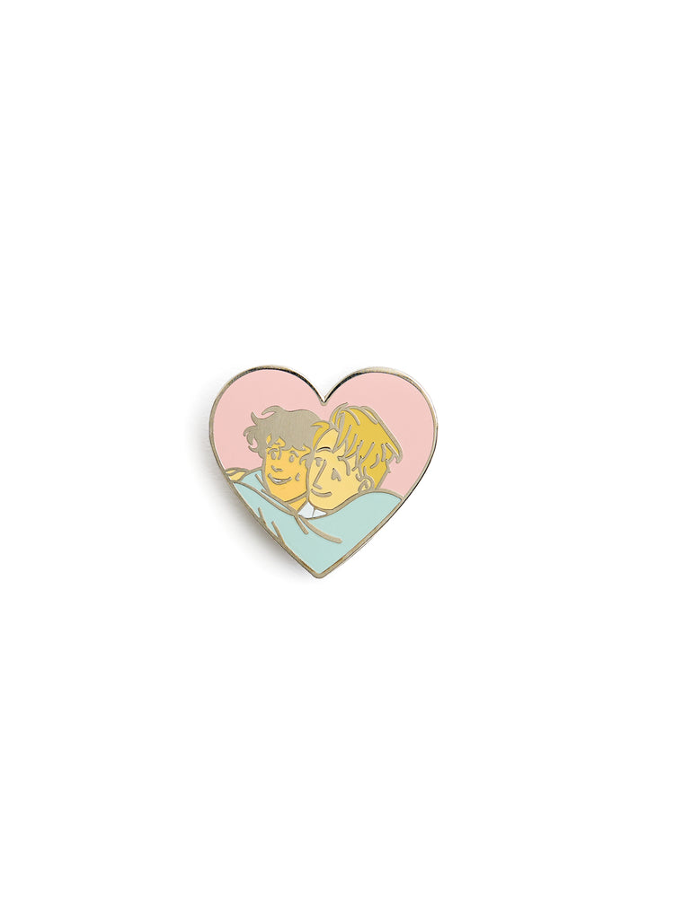 Heartstopper: Charlie and Nick enamel pin