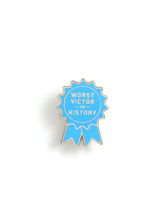 Hunger Games: Worst Victor in History enamel pin