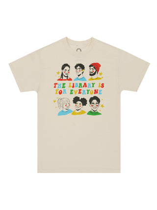 Mychal Threets: The Library is for Everyone Unisex T-Shirt (Print Shop)