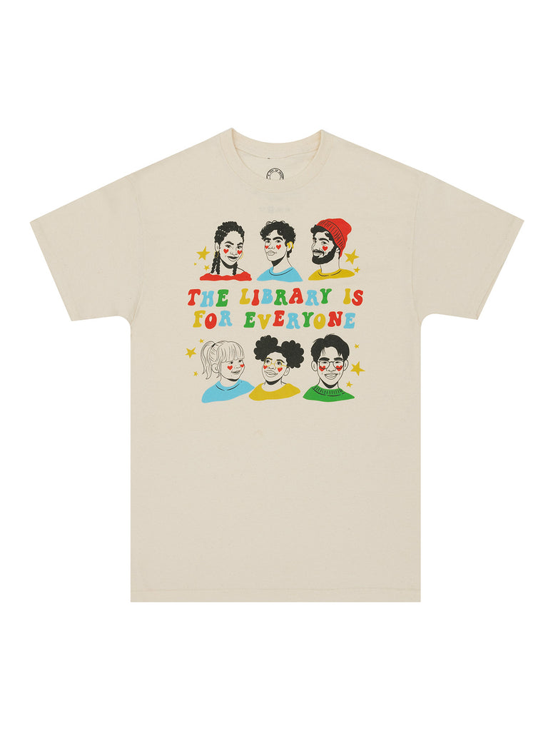 Mychal Threets: The Library is for Everyone unisex t-shirt — Out