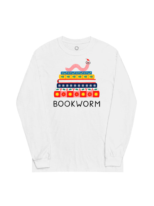 Holiday Bookworm Unisex Long Sleeve (Print Shop)