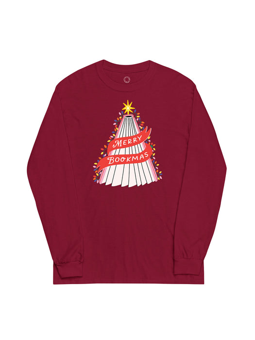 Merry Bookmas Unisex Long Sleeve (Print Shop)