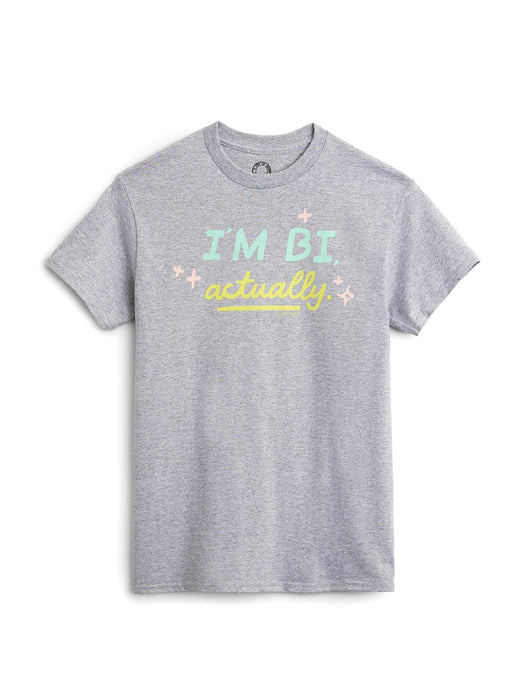 Heartstopper: I'm Bi Actually Unisex T-Shirt (Print Shop)