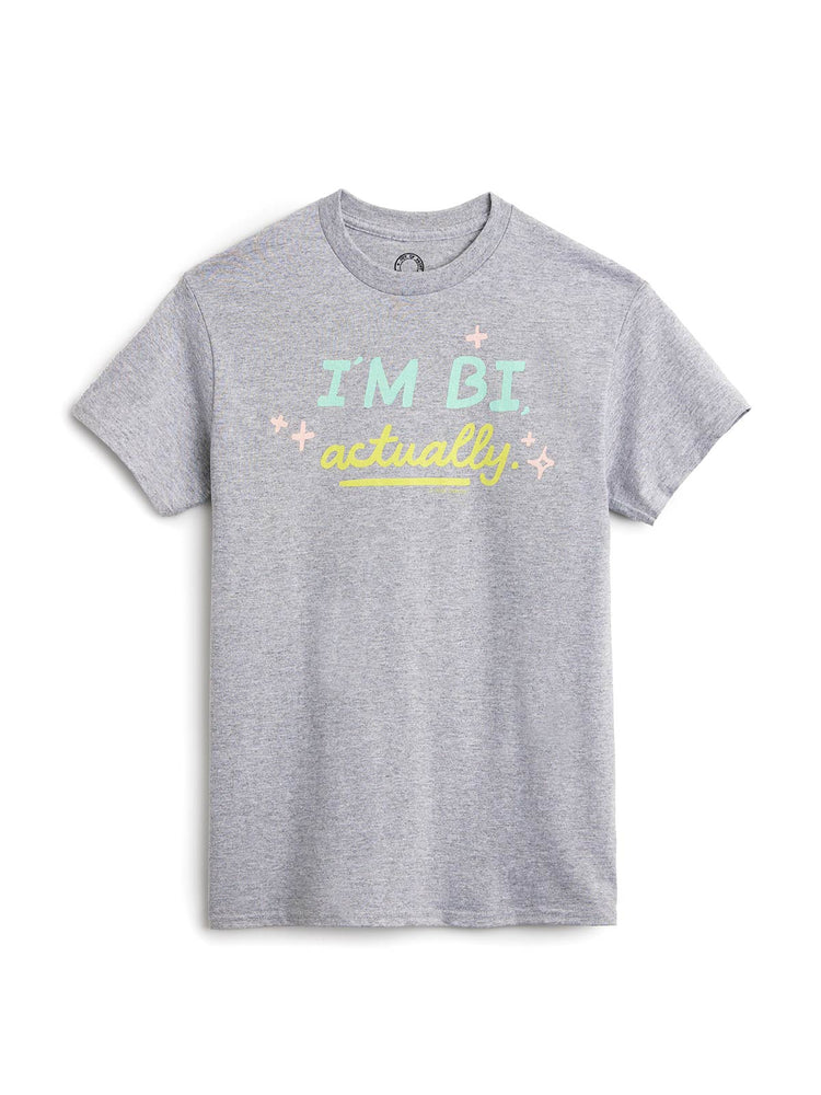 Heartstopper: I'm Bi Actually Unisex T-Shirt (Print Shop)