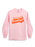 A light pink long-sleeve shirt with a retro-style graphic reading 'Season's Readings' across the chest, displayed on a clean white background.
