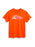 Orange t-shirt with 'Reading Rainbow' logo on a white background
