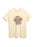 A cream-colored short-sleeve t-shirt with a vintage-style graphic on the chest reading 'Reaping Day' in pink and yellow, displayed on a clean white background.