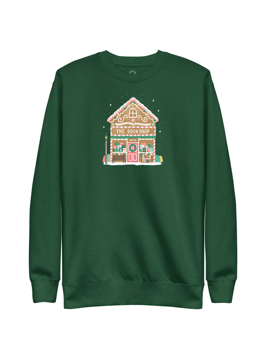 Gingerbread Bookshop Unisex Sweatshirt (Print Shop)