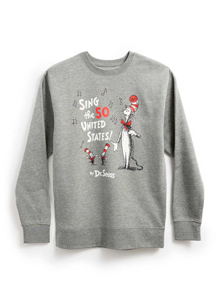Dr. Seuss: Sing the 50 United States! Unisex Sweatshirt (Print Shop)