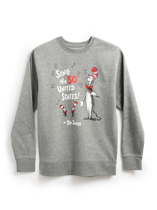 Dr. Seuss: Sing the 50 United States! Unisex Sweatshirt (Print Shop)