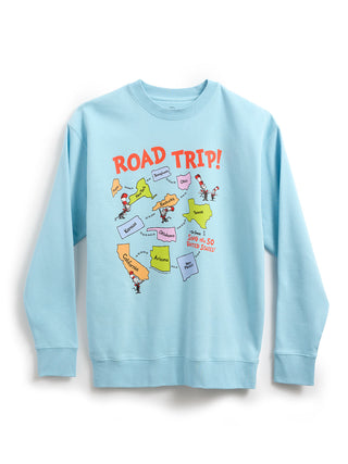 Dr. Seuss: Road Trip Unisex Sweatshirt (Print Shop)